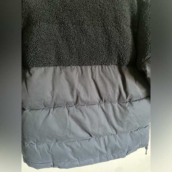 NWT Good American High Pile Fleece Cocoon Puffer Jacket - Picture 8 of 10